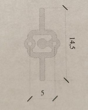 Achsschleifer Typ 11 Trix*, 4 Stk. N - [15071]