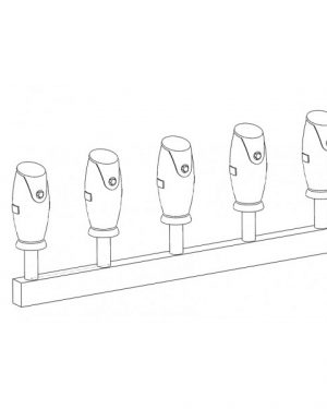 Hydranten, moderne Version - Set N - [TJ-1106]